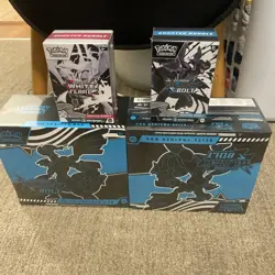 Pokemon Black Bolt & White Flare Elite Trainer Box ETB & Booster Bundle Lot - Image 1