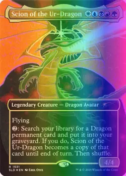 MTG Scion of the Ur-Dragon (1531/3238) Secret Lair Drop Series NM FOIL - Image 1