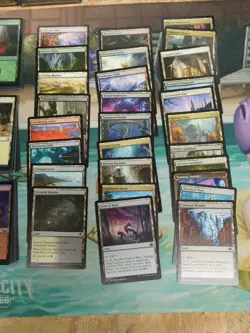 125+ mtg land card lot, 20 of each basic and utility, dual, and other lands used - Image 4