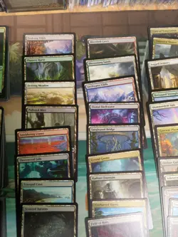 125+ mtg land card lot, 20 of each basic and utility, dual, and other lands used - Image 5