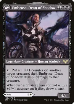 Shaile, Dean of Radiance // Embrose, Dean of Shadow (158) Strixhaven STX MTG - Image 2