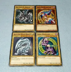 YuGiOh PREMIUM Blue Eyes White Dragon Dark Magician Girl Red Eyes Black + Bonus - Image 1