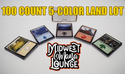 MTG Basic Lands Lot 100/250/500 Magic The Gathering 5 Color Mix Non Foil - Image 2