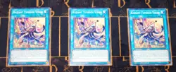 YUGIOH Radiant Typhoon Vision x3 (DOOD-EN063) 1st Edition Near Mint - Image 1