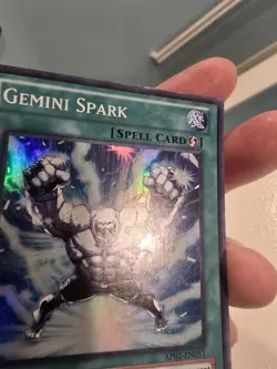 Yu-Gi-Oh! 3x Gemini Spark. AP02-EN011. Super Rare. Unlimited. Light Played. - Image 3