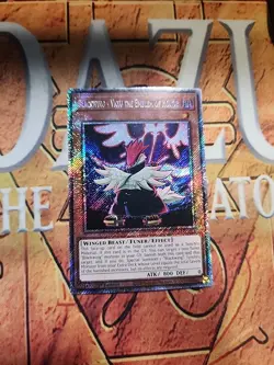 Blackwing - Vayu the Emblem of Honor RA03-EN224 Platinum Secret 1st Ed NM Yugioh - Image 1