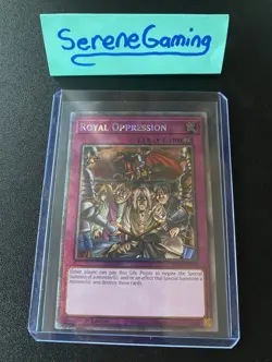 Royal Oppression (120) | Platinum Secret Rare | Near Mint (NM) | Yu-Gi-Oh! TCG - Image 1