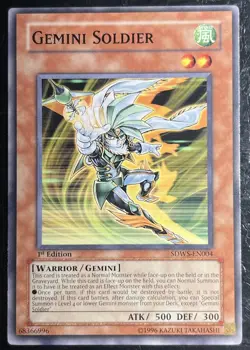 Gemini Soldier SDWS-EN004 Structure Deck: Warriors' Strike 1st Edition LP - Image 1