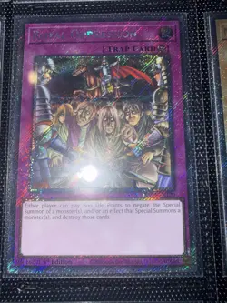 YuGiOh ROYAL OPPRESSION Platinum Secret Rare RA04-EN120 - Image 1