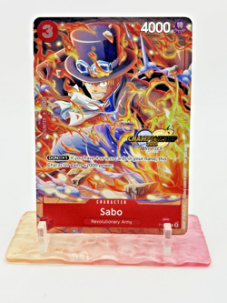 Sabo P-044 Gold Championship Stamped 2024 - One Piece TCG - Foil Holo NM/M - Image 1