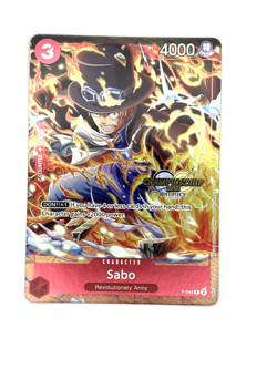 Sabo P-044 Gold Championship Stamped 2024 - One Piece TCG - Foil Holo NM/M - Image 2