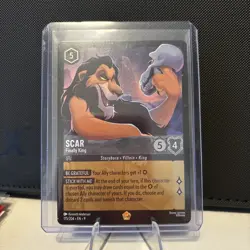 Disney Lorcana Scar Finally King 175/204 Legendary FOIL - Image 1