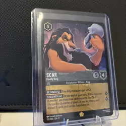 Disney Lorcana Scar Finally King 175/204 Legendary FOIL - Image 2