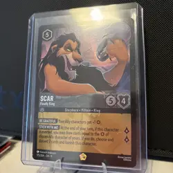 Disney Lorcana Scar Finally King 175/204 Legendary FOIL - Image 3