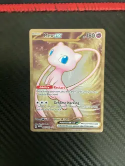 Mew ex - (151 Metal Card) 205/165 Sv: Scarlet & Violet 151 NM - Image 1
