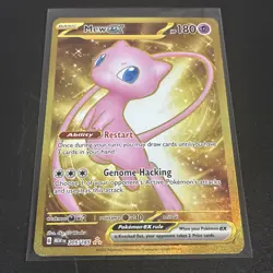 Pokemon Mew ex Metal Promo 151 UPC Card 205/165 SV 151 Full Art Secret Rare - Image 1