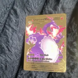 Charizard VMAX SV107/SV122 Shining Fates Shiny Vault Full Art Metal Holo Card - Image 1