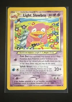 Light Slowbro 51/105 Neo Destiny (2002) Uncommon Card Vintage Pokemon TCG - Image 1