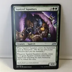 Squirrel Squatters (156) Unfinity UNF MTG Magic The Gathering - Image 1