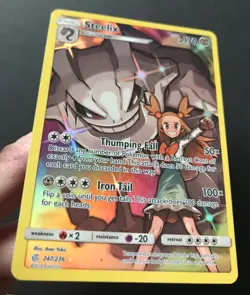 Steelix 247/236 Cosmic Eclipse SM SECRET RARE HOLO Pokemon Card Near Mint - Image 4