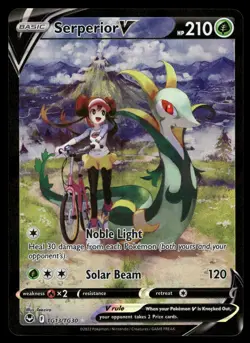 Serperior V TG13/TG30 Holo V Rare Silver Tempest Trainer Gallery Pokemon NM - Image 1