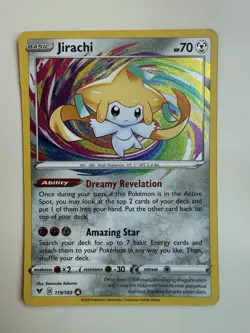 Pokemon TCG Jirachi Vivid Voltage 119/185 Holo Amazing Rare - Image 1