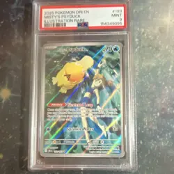 Misty's Psyduck PSA 9 2025 SV10 Destined Rivals EN Holo IR 193/182 - Image 1