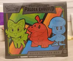 Pokemon Scarlet & Violet Paldea Evolved Elite Trainer Box Booster Promo - Image 1