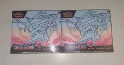 Pokemon Center Chaos Rising Elite Trainer Box X2 - ETB - Small Tears - Image 1