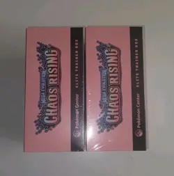 Pokemon Center Chaos Rising Elite Trainer Box X2 - ETB - Small Tears - Image 5