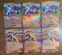 Lof Of 3 Pairs Pokemon: Mega Charizard ex Lot (X & Y) Promo 029 & Promo 030 - Image 1