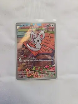 Minccino 152/086 Holo Illustration Rare Pokemon TCG Black Bolt - Image 1