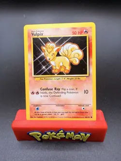 Pokemon TCG Vulpix Base Set 68/102 Regular ( 4th Print ) NM Common - Image 1