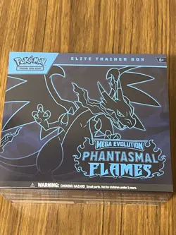 Pokemon TCG Mega Evolution Phantasmal Flames Elite Trainer Box ETB Sealed New - Image 2