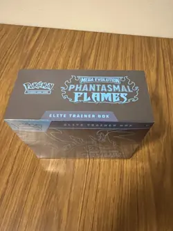 Pokemon TCG Mega Evolution Phantasmal Flames Elite Trainer Box ETB Sealed New - Image 3