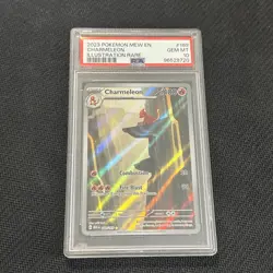 2023 POKEMON MEW EN CHARMELEON #169 ILLUSTRATION RARE PSA 10 GEM MINT - Image 1