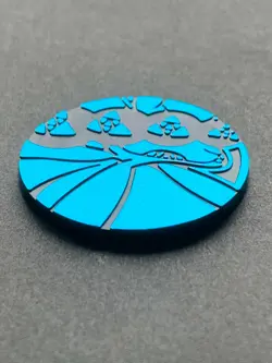 Calyrex plastic medal coin Holo Pokemon Japanese Pocket Monster Pokemon RARE a - Image 4