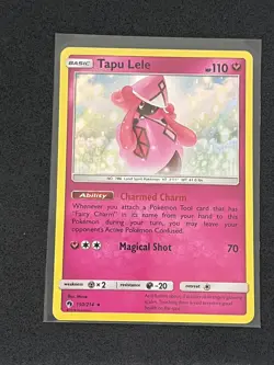 Tapu Lele 150/214 Pokemon TCG SM - Lost Thunder Holo NM - Image 1