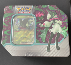 Paldea Partners Tin Meowscarada ex Scarlet Violet Pokemon TCG *SEALED/NEW* - Image 1