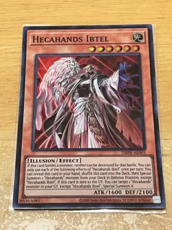 Yugioh Asian English Hecahands Ibtel x3 playset DBPR-AE001 Super rare NM - Image 2