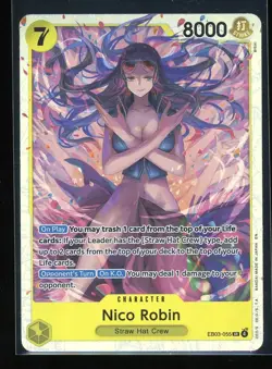 Nico Robin One Piece EB03 Heroines Edition Super Rare #055 - Image 1