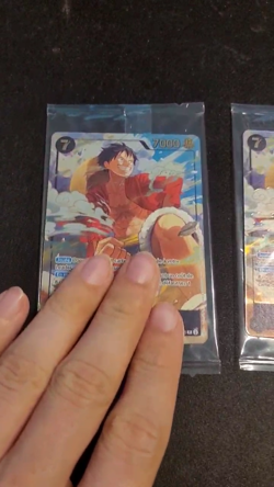 2× SEALED Gold Promo Japan Expo Monkey.D.Luffy P-075 One Piece Card Game OP TCG - Image 2