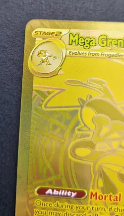 Mega Greninja ex 122/086 Hyper Rare Chaos Rising Pokemon Card - Pack Fresh - Image 2