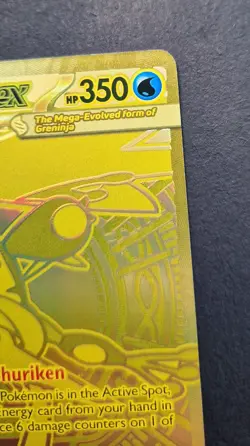 Mega Greninja ex 122/086 Hyper Rare Chaos Rising Pokemon Card - Pack Fresh - Image 3