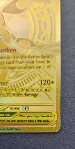 Mega Greninja ex 122/086 Hyper Rare Chaos Rising Pokemon Card - Pack Fresh - Image 5
