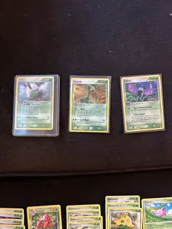 Pokemon Grass Type Card Lot Featuring Celebi ex, Meganium ex, Venusaur Rev Holo - Image 3