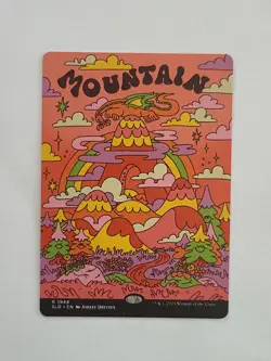 Mountain (1948) - MTG - Secret Lair Flower Power Ashley Dreyfus - NM Non-Foil - Image 1
