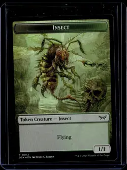 Spider / Insect - Foil - Token - DSK - NM - MTG Magic the Gathering - Image 2