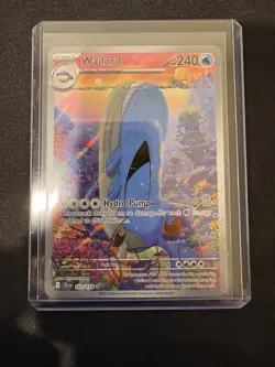 Pokemon TCG Journey Together Wailord #162/159 Illustration Rare NM - Image 1