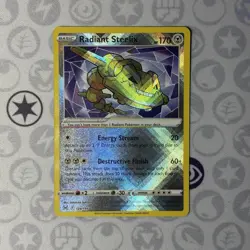 Pokemon TCG Radiant Steelix Card 124/196 Sword & Shield Lost Origin - Image 1